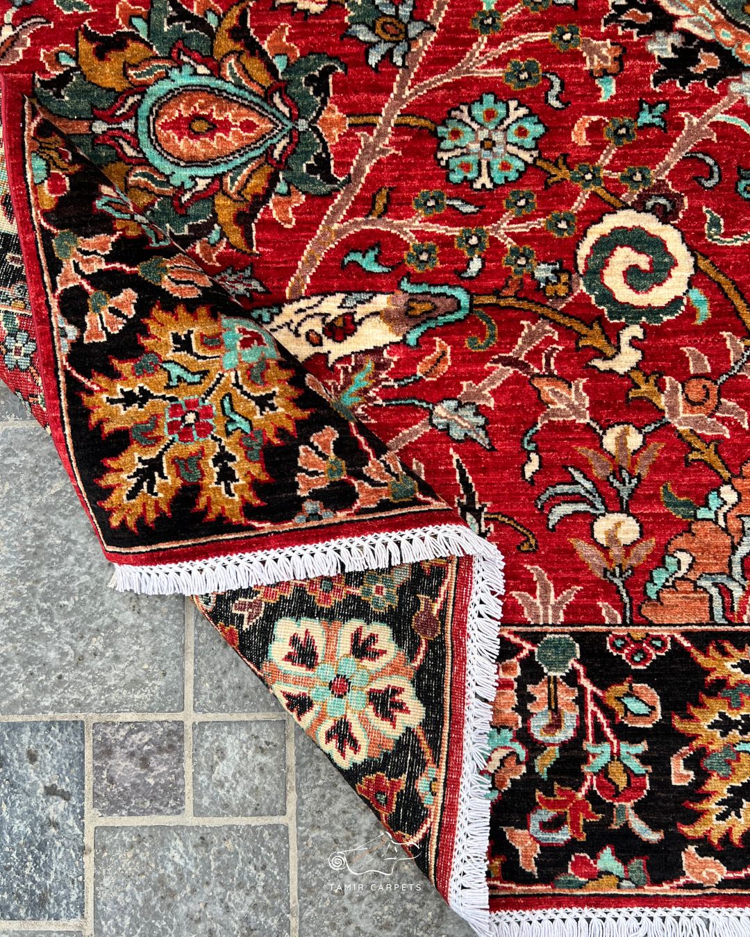 Sickle leaf Rug - 8 x 10 ft