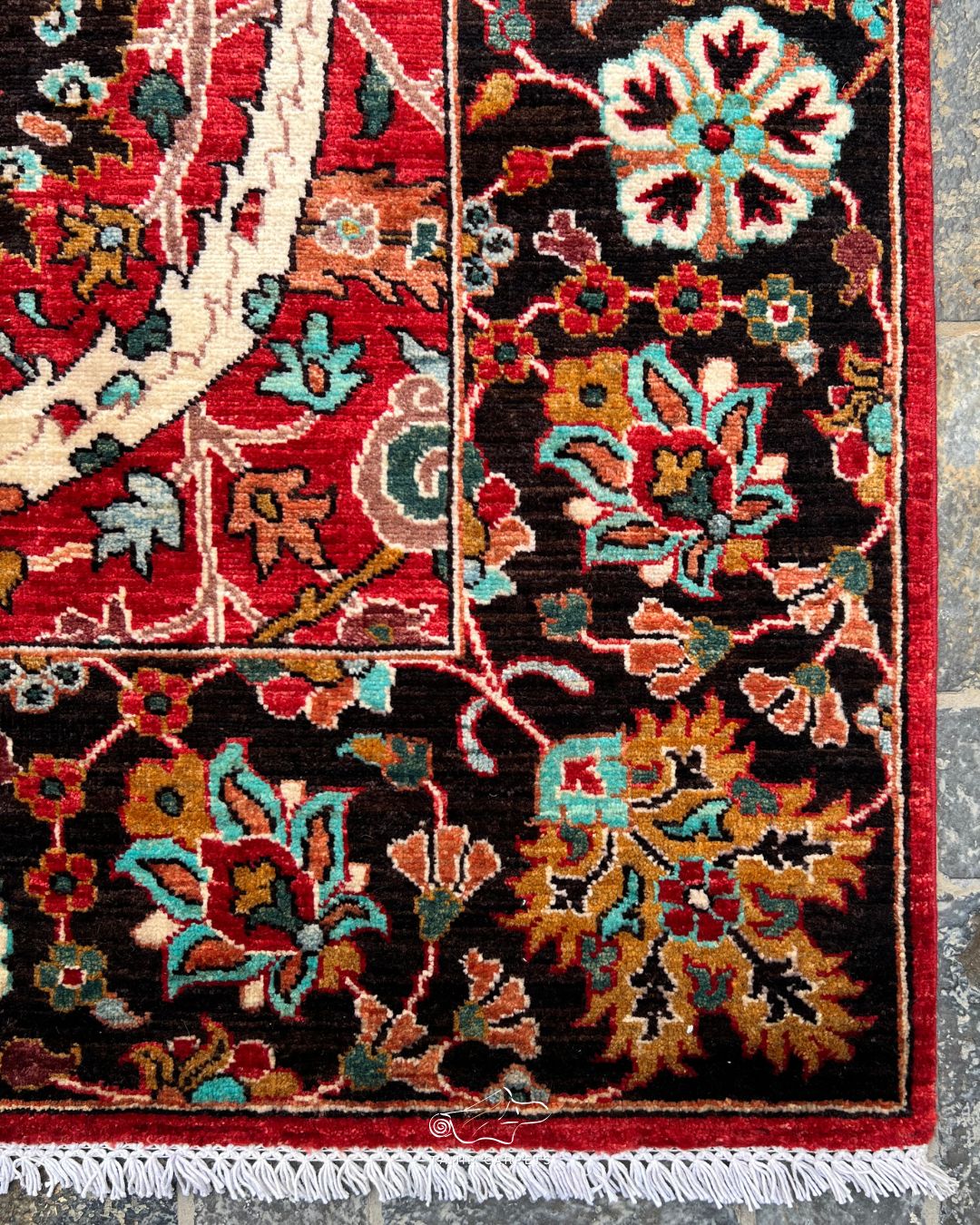 Sickle leaf Rug - 8 x 10 ft