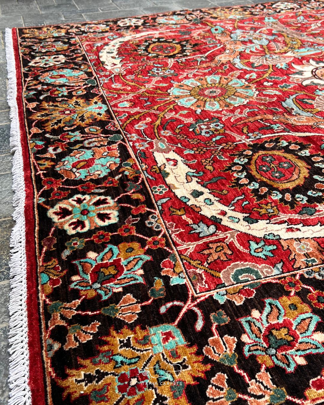 Sickle leaf Rug - 8 x 10 ft