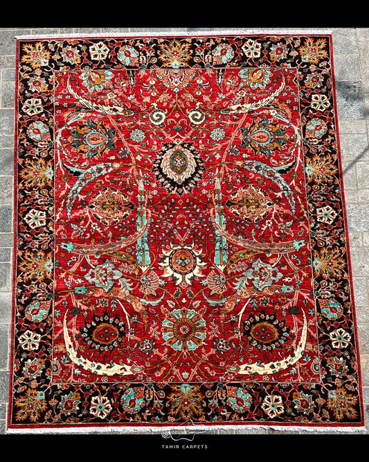 Sickle leaf Rug - 8 x 10 ft