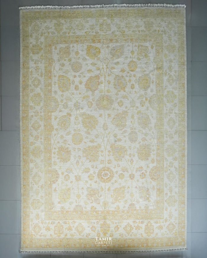 Farhan Afghan Wool Rug – 10x14 ft