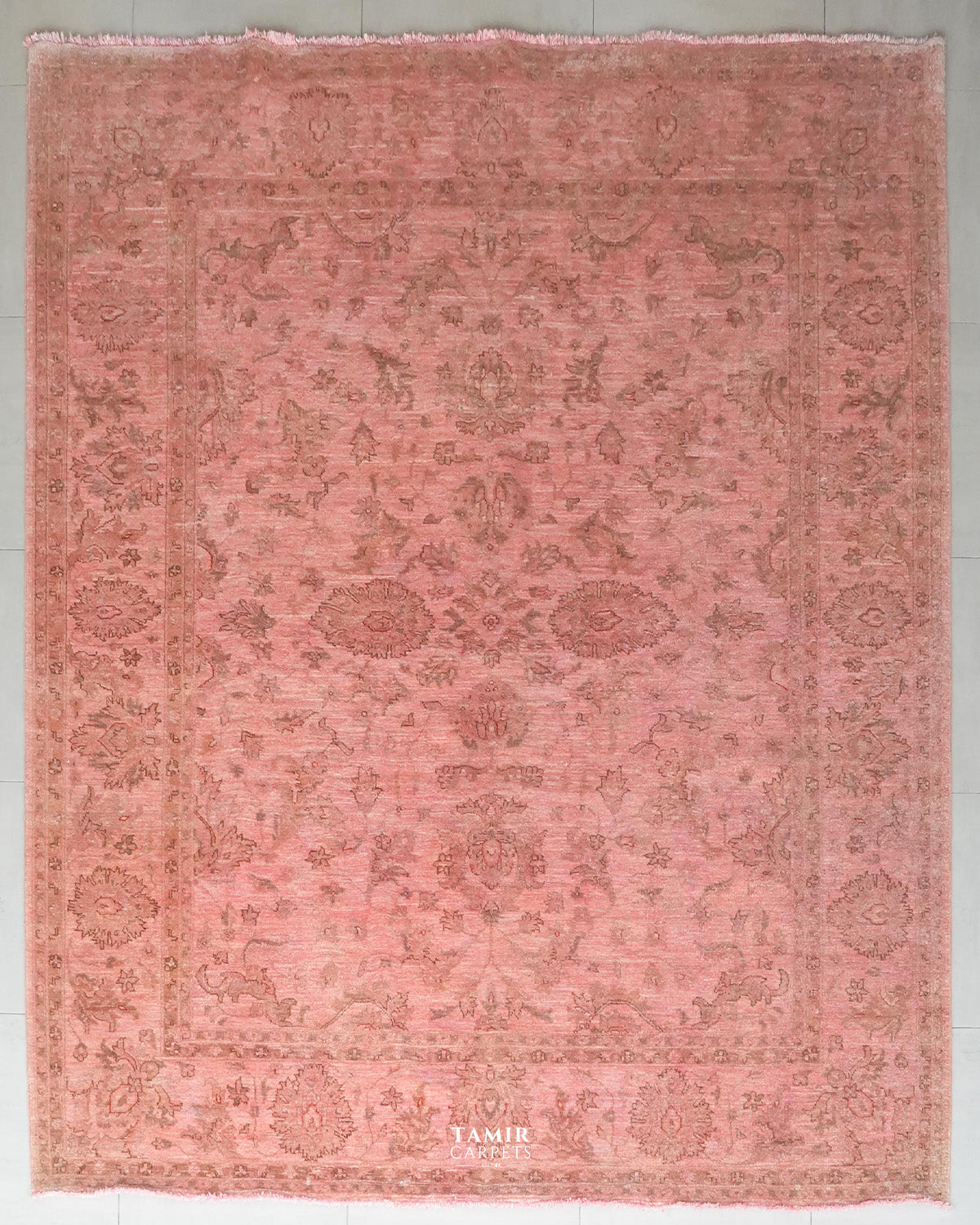 Overdyed Chobi Afghan handmade organic handspun wool rug, 8x10 ft