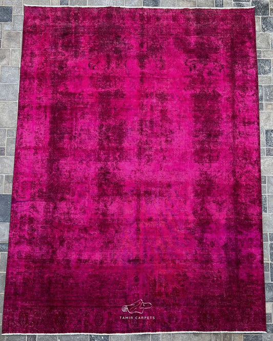 Overdyed - 9 x 12 ft