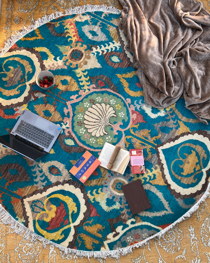 Suzani Round Rug 6 x 6ft