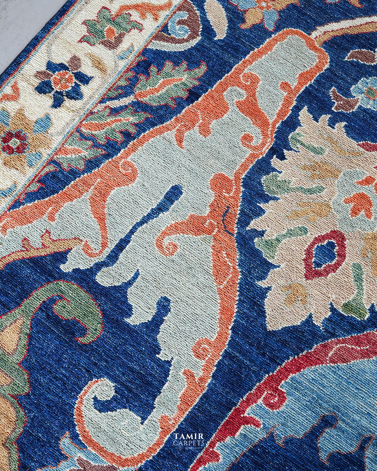 Bidjaar Afghan handmade vegetable-dyed organic handspun wool rug, 9x12 ft
